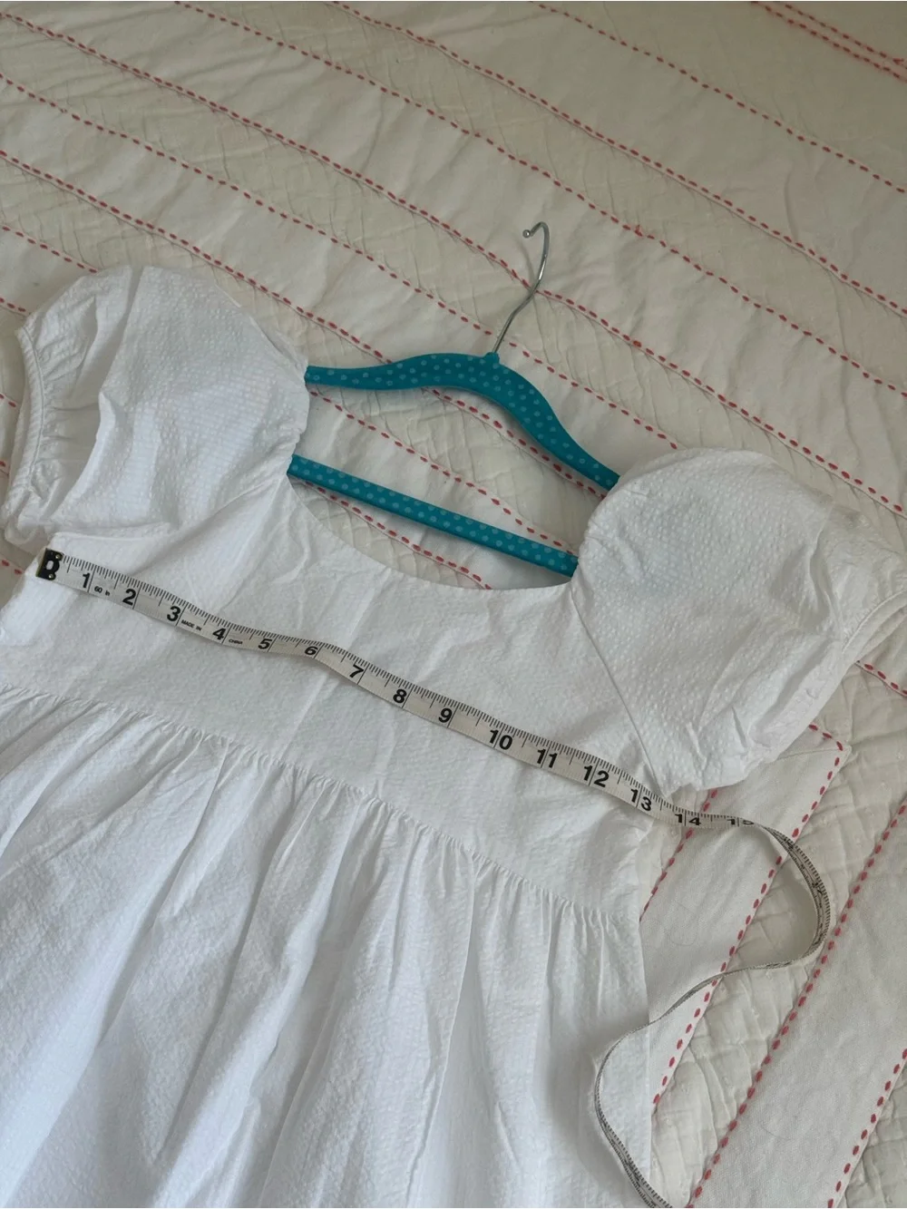 Janie and Jack White Puff Sleeve Dress Size 8 NWT